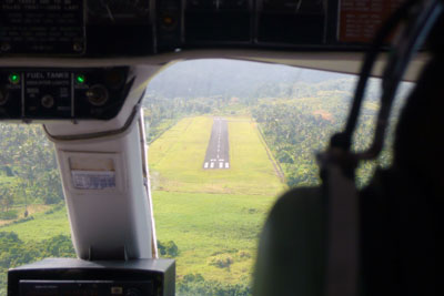Lądowanie na wyspie Ovalau