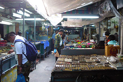 Targ amuletów - Bangkok, Tajlandia