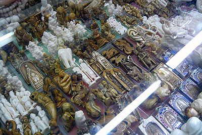 Targ amuletów - Bangkok, Tajlandia