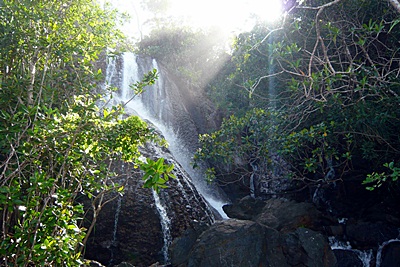 Wodospad w okolicach Sabang - Palawan, Filipiny