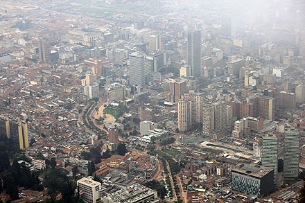 Bogota, widok z Cerro Monserrate