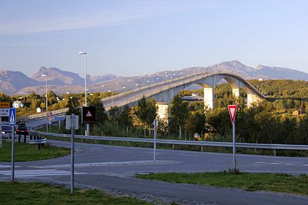 Most na Cieninie Saltstraumen, Norwegia