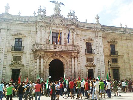 Manifestacja w Sewilli w obronie jakoci edukacji