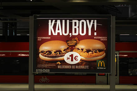Reklama McDonalds Kau,Boy