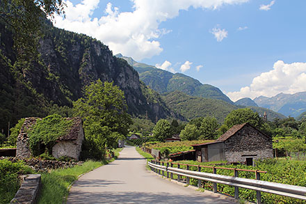 Urocze okolice w dolinie rzeki Ticino