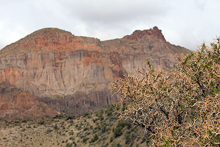 Cerro Montura- zejście