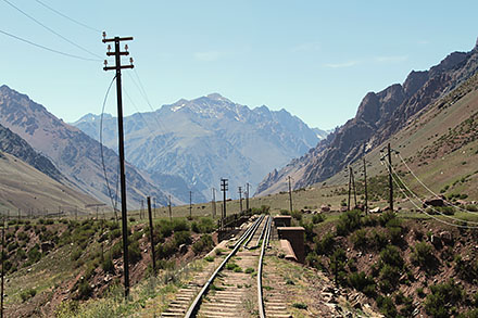 stary most kolejowy w drodze do Cerro Penitentes