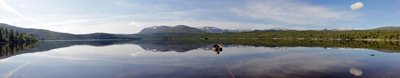 W czasie jakiego przystanku nad jednym z norweskich jezior na pnocy