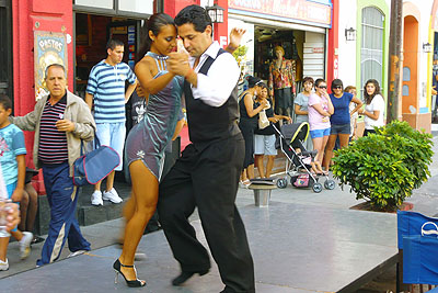 Tango w La Boca, Buenos Aires
