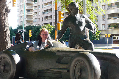 Buenos Aires, pomnik Juana Manuela Fangio
