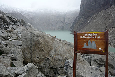 Punkt widokowy - Torres del Paine za mg