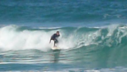 Surfer na Praia Mole