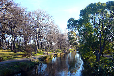 Park w Christchurch, Noa Zelandia