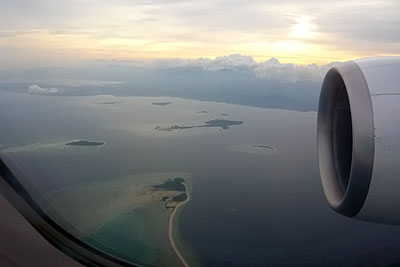 Lot nad Filipinami - Honda Bay, niedaleko Puerto Princesa