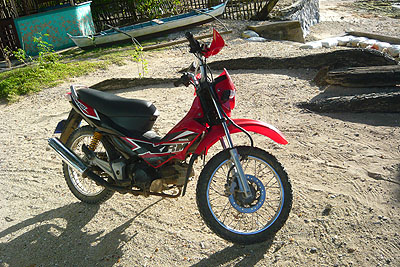 Mój motor - El Nido, Filipiny