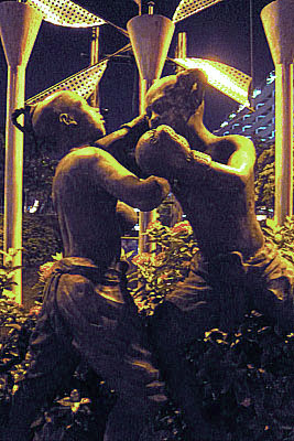 Pomnik bokserów - Bangkok, Tajlandia