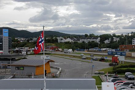 Bodo - przysta promowa, Norwegia