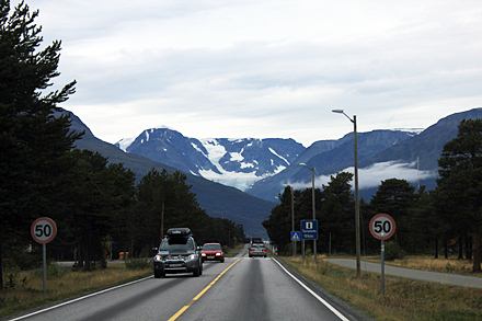 Droga na pnocy Norwegii